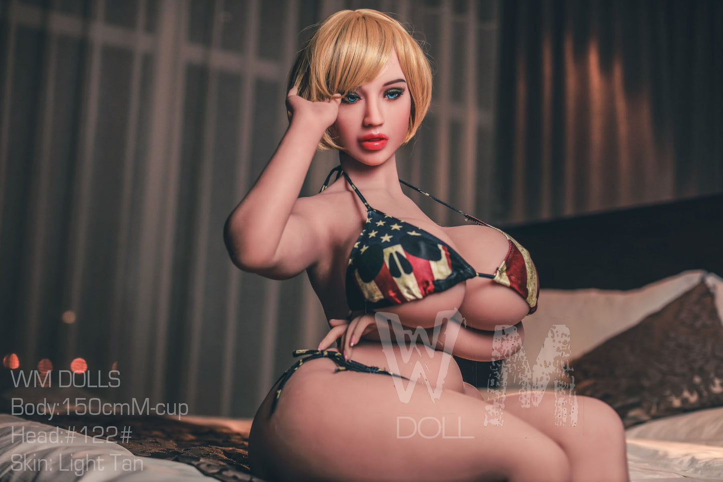 WM Doll 150cm Naked Sex Doll with M Cup Ava