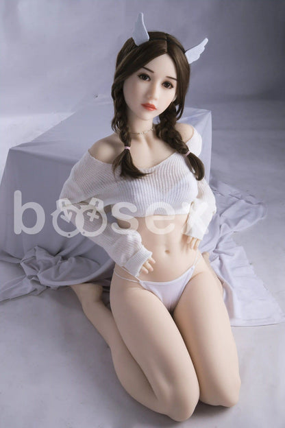 Boosex 140cm TPE Middle Breast Brown eyes Sex Doll with B-Cup