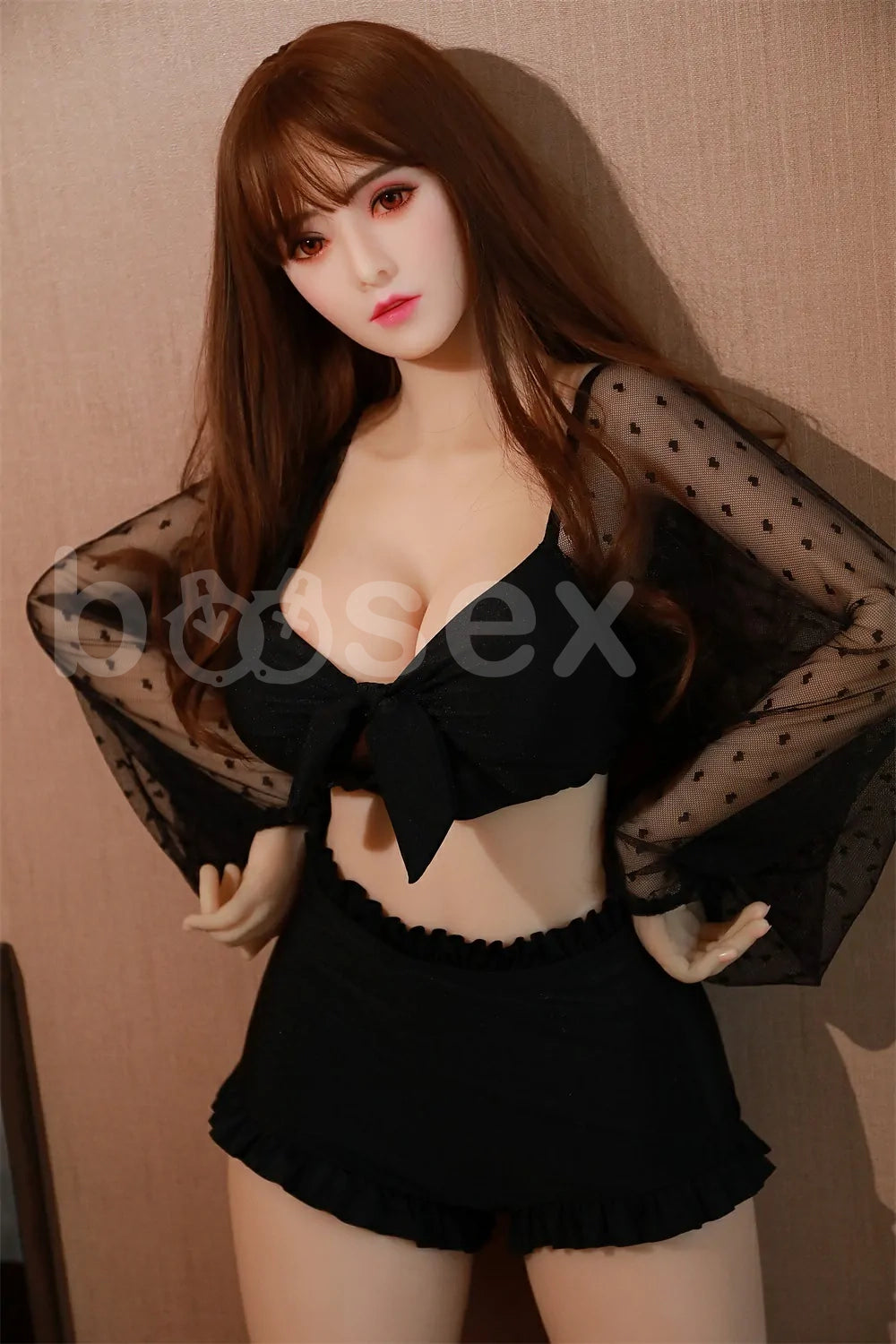 Boosex 158cm TPE Big Breast Brown eyes, Sex Doll with E-Cup