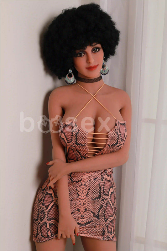 Boosex 168cm TPE Big Breast Black eyes Sex Doll with D-Cup