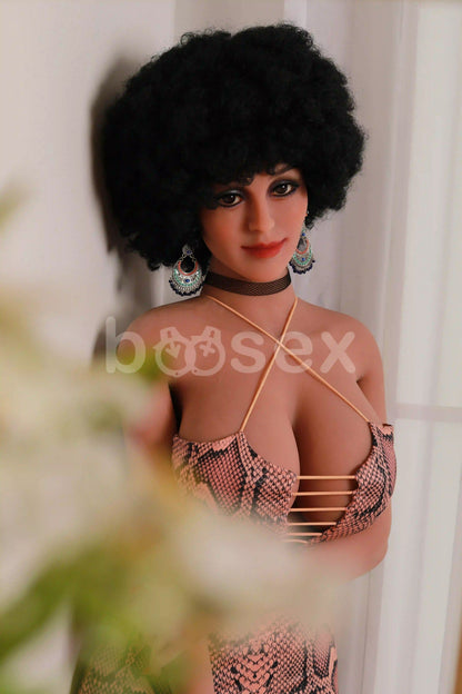 Boosex 168cm TPE Big Breast Black eyes Sex Doll with D-Cup