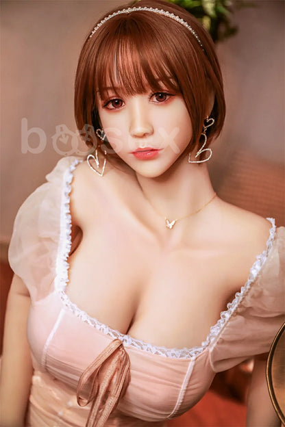 Boosex 158cm TPE Big Breast Brown red eyes, Sex Doll with E-Cup